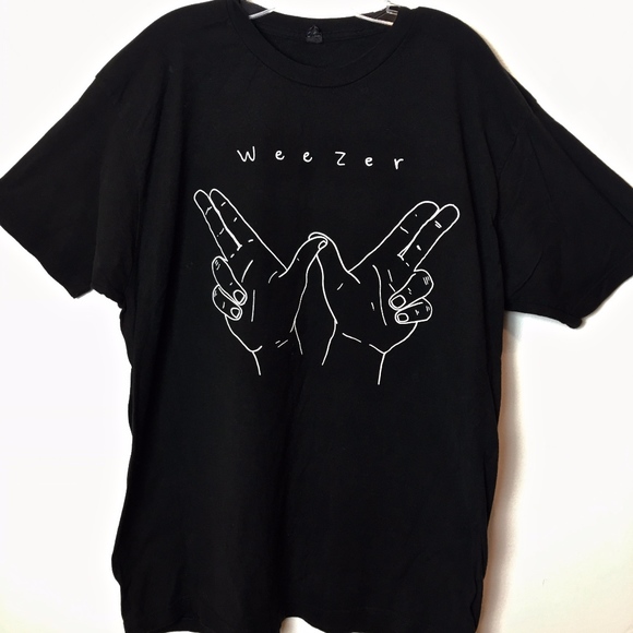 Tultex Other - ❤️WEEZER black graphic itee shirt short sleeve